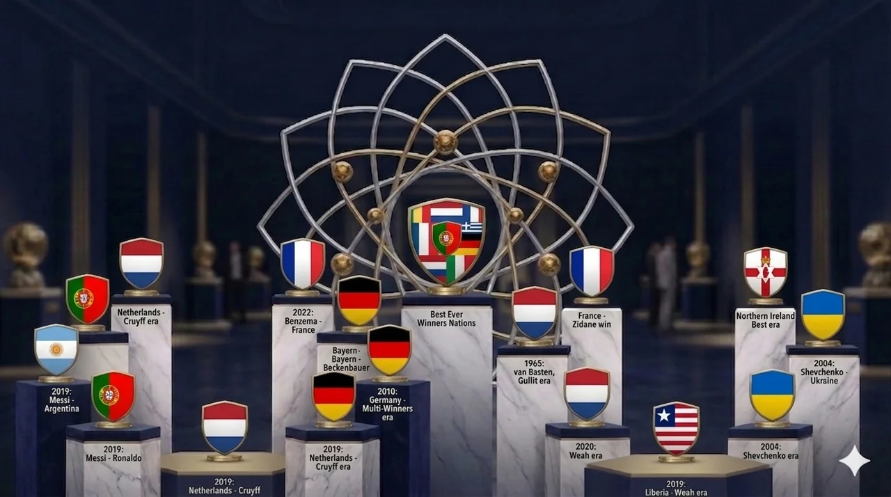 Ballon d’Or winners by country