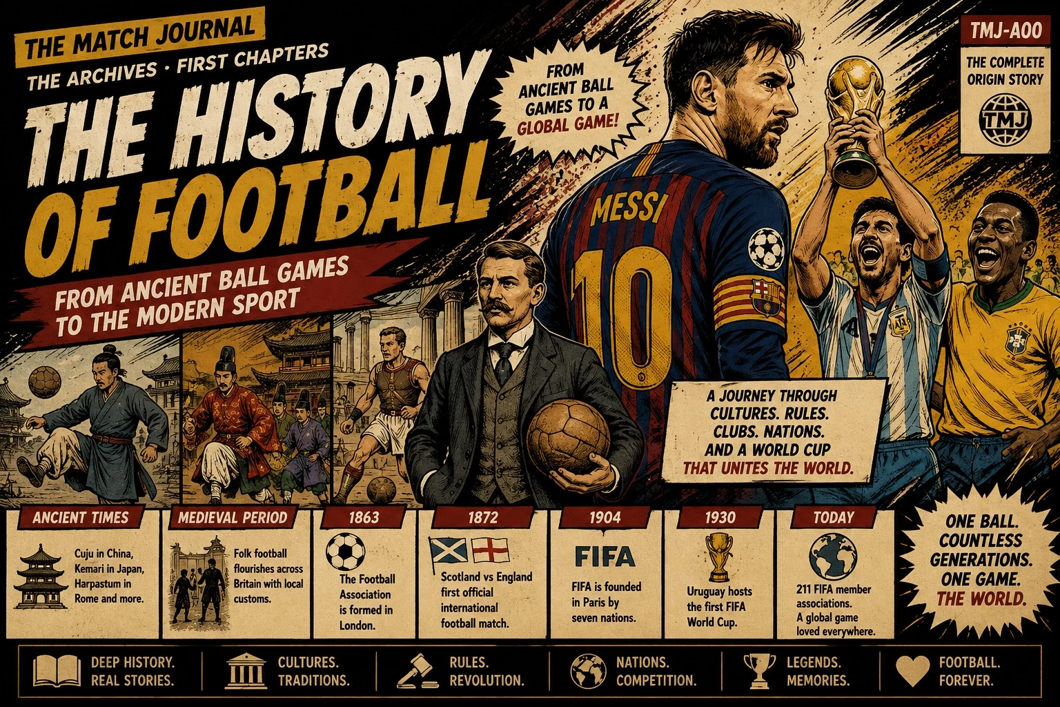 Fascinating History of Football : From Cuju to FIFA #1