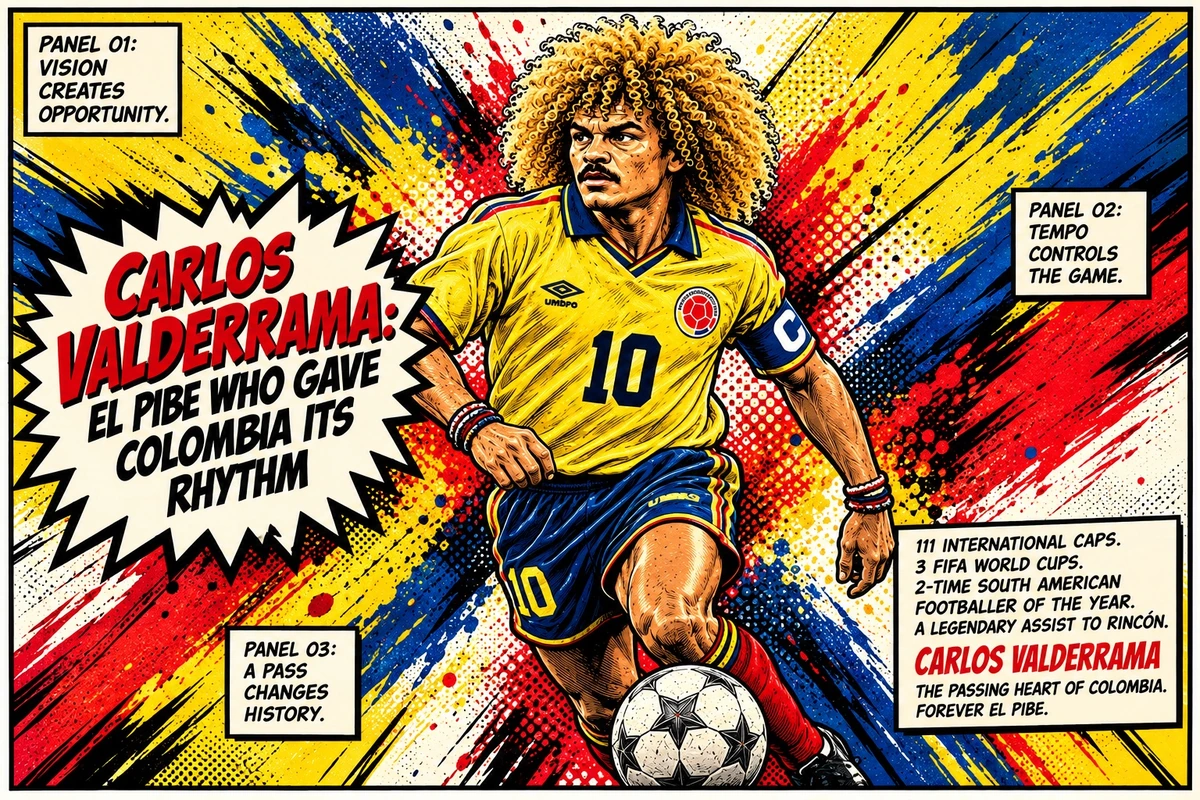Carlos Valderrama: El Pibe Who Made Colombia Play With Rhythm