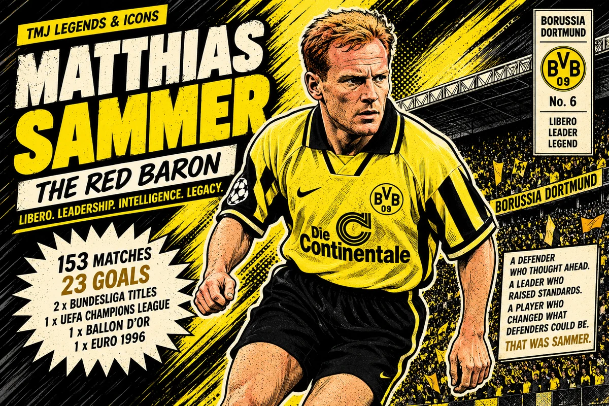 Matthias Sammer: The Libero Who Made Defence Win The Ballon d’Or