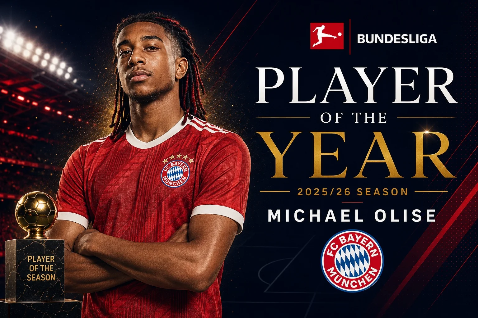 Bundesliga Player Of The Year 2026: Why Michael Olise Won