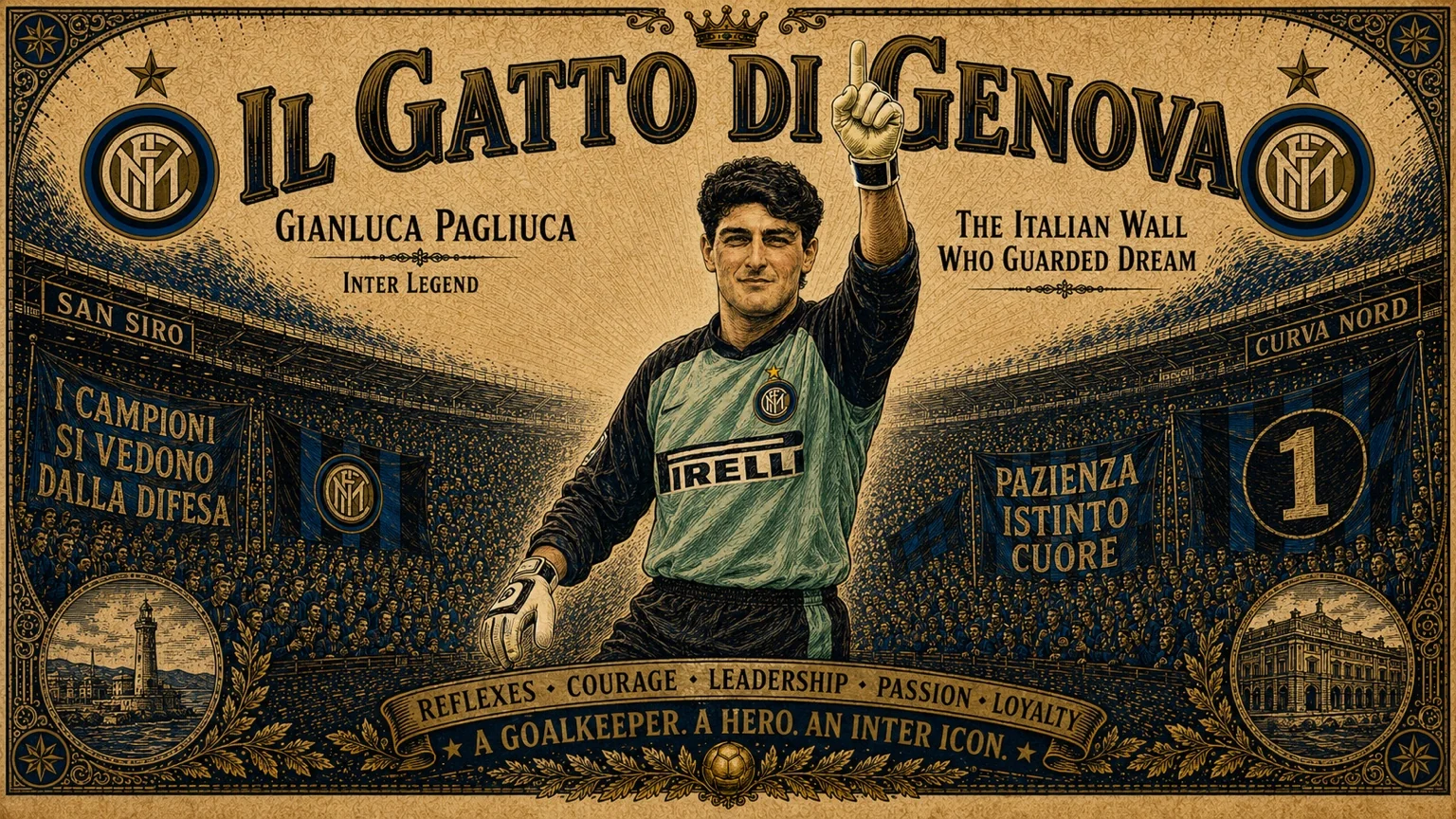Gianluca Pagliuca: The Italian Wall Who Guarded Dreams