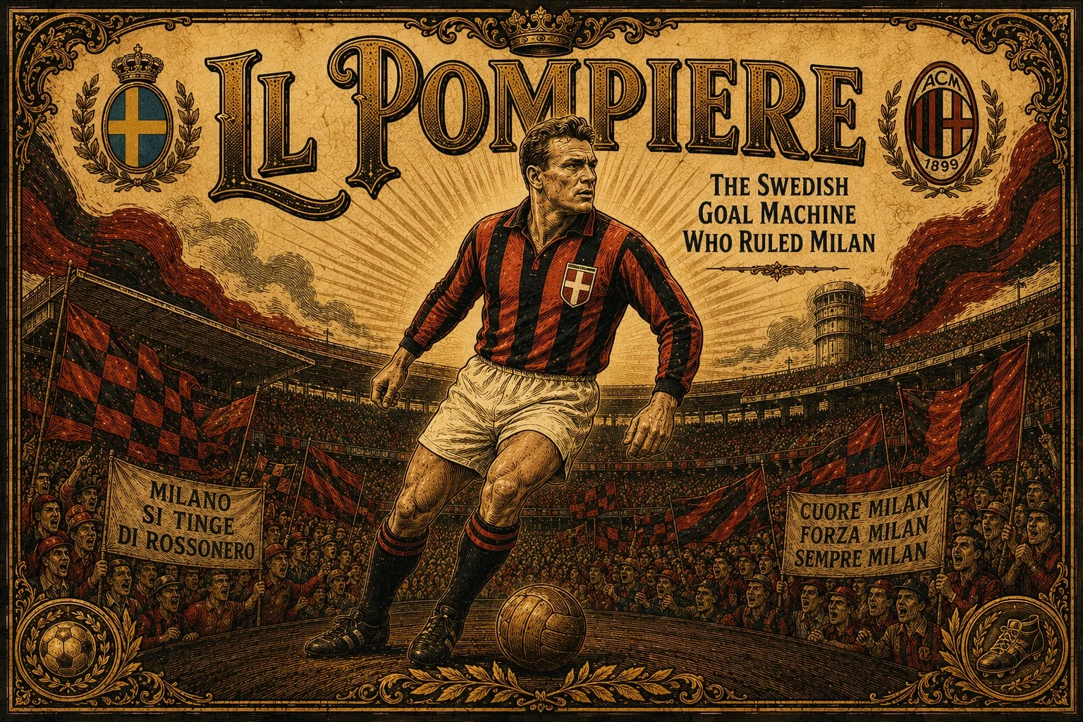 Gunnar Nordahl: AC Milan’s Swedish Goal Machine