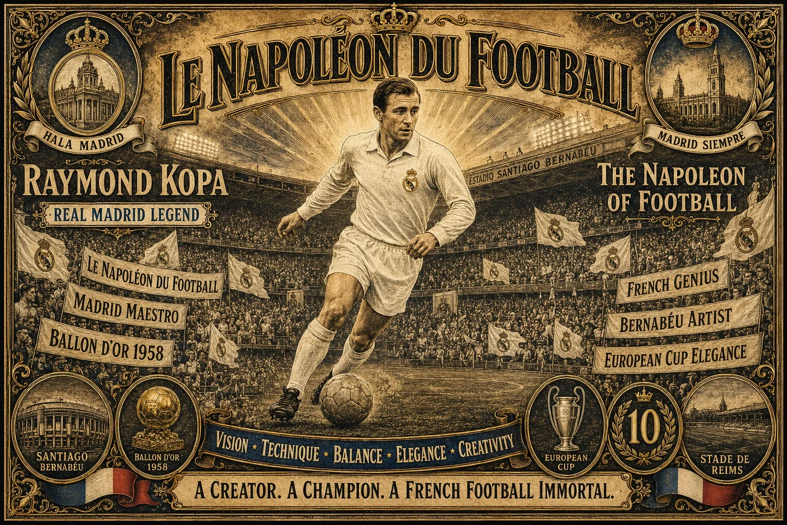 Raymond Kopa: The Little Napoleon Who Ruled Europe