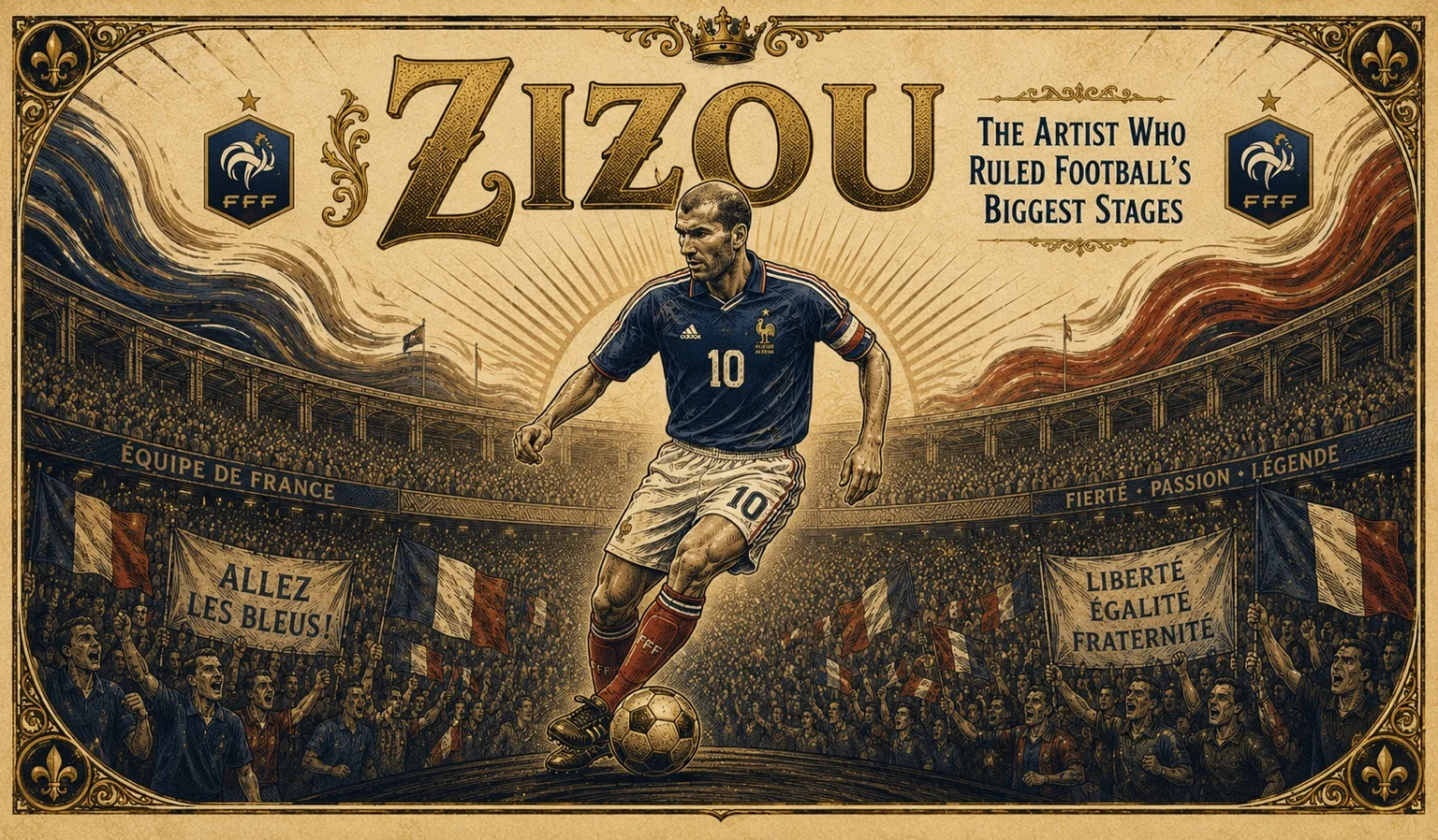 Zinedine Zidane: The Midfield Genius Who Made Football Look Effortless