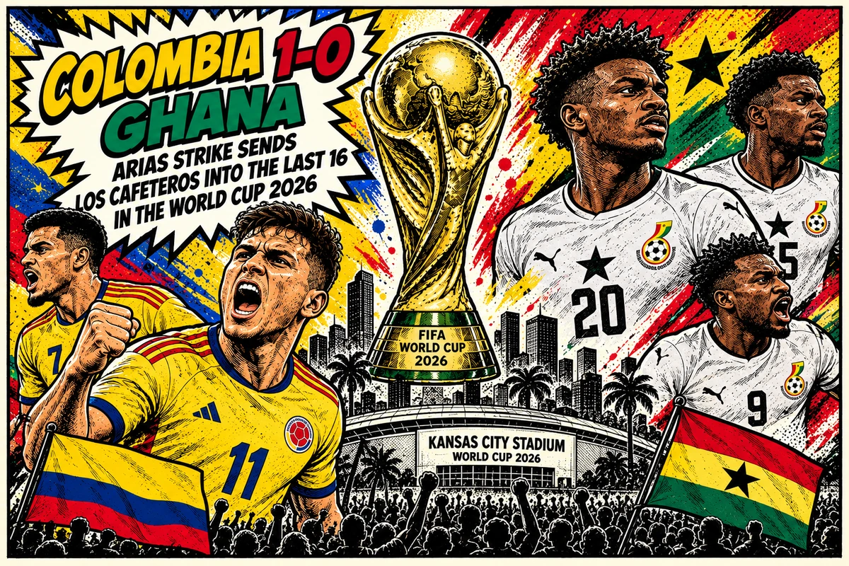 Colombia 1-0 Ghana: Los Cafeteros Edge Black Stars
