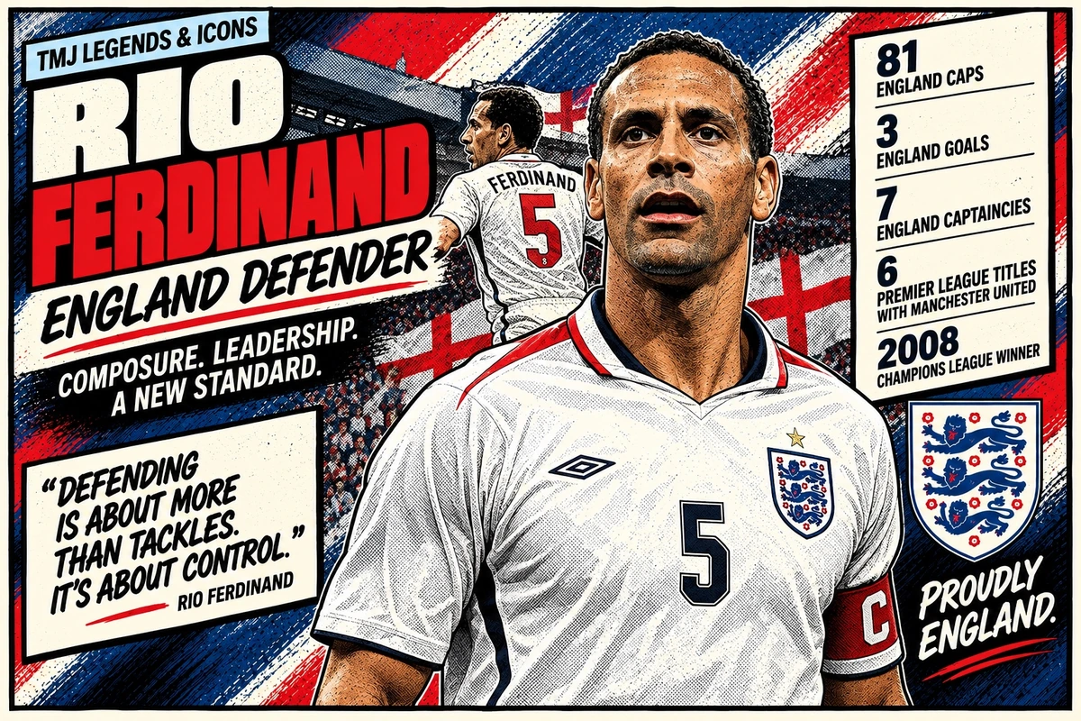 Rio Ferdinand: The Manchester United Defender Who Redefined The English Centre-Back