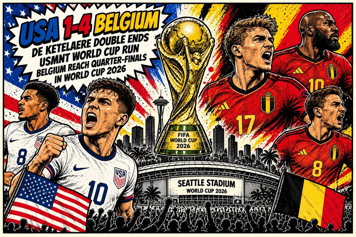 USA vs Belgium Result: De Ketelaere Stars In 4-1 Knockout Win
