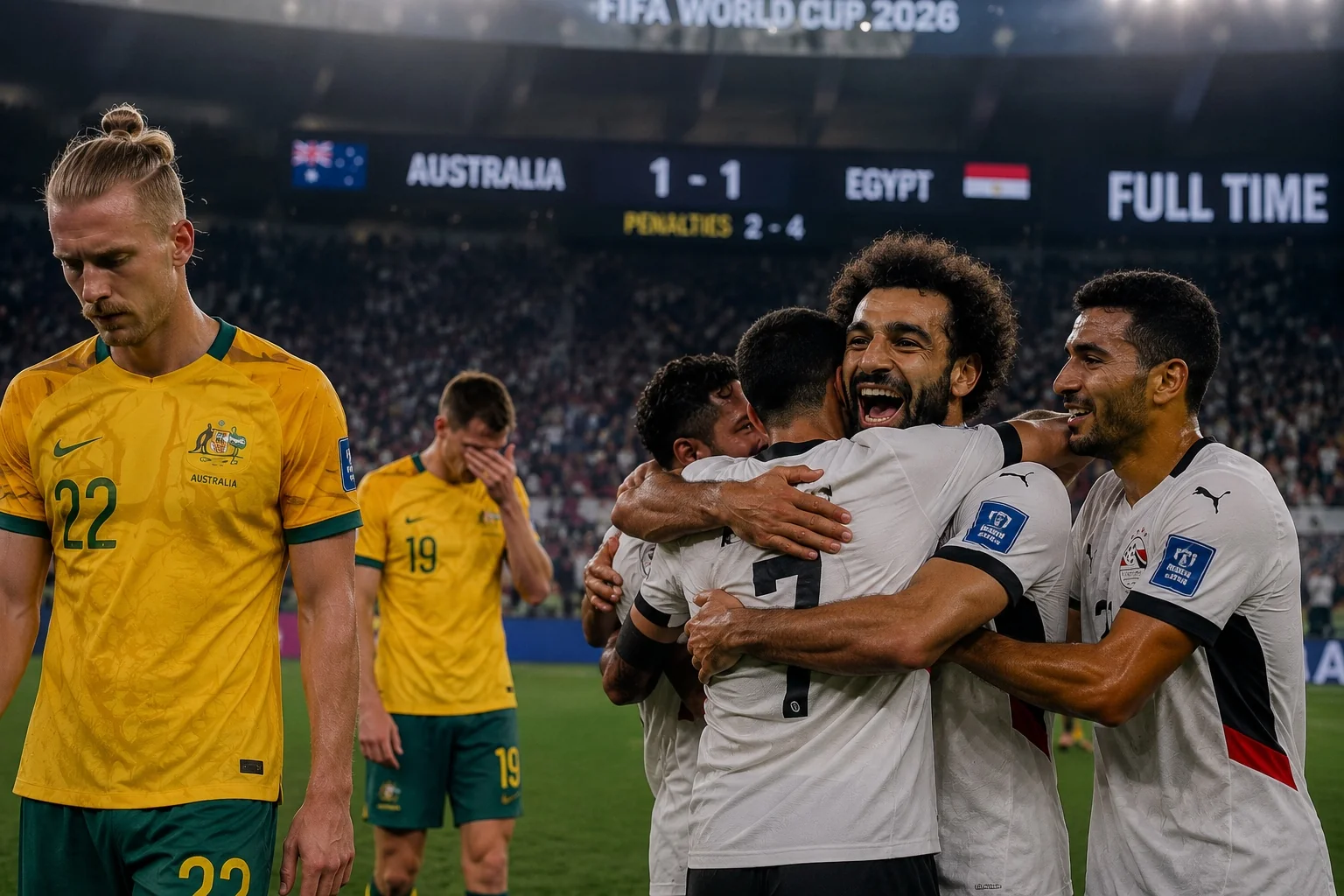 Australia 1-1 Egypt: Pharaohs Win On Penalties After Socceroos Fightback