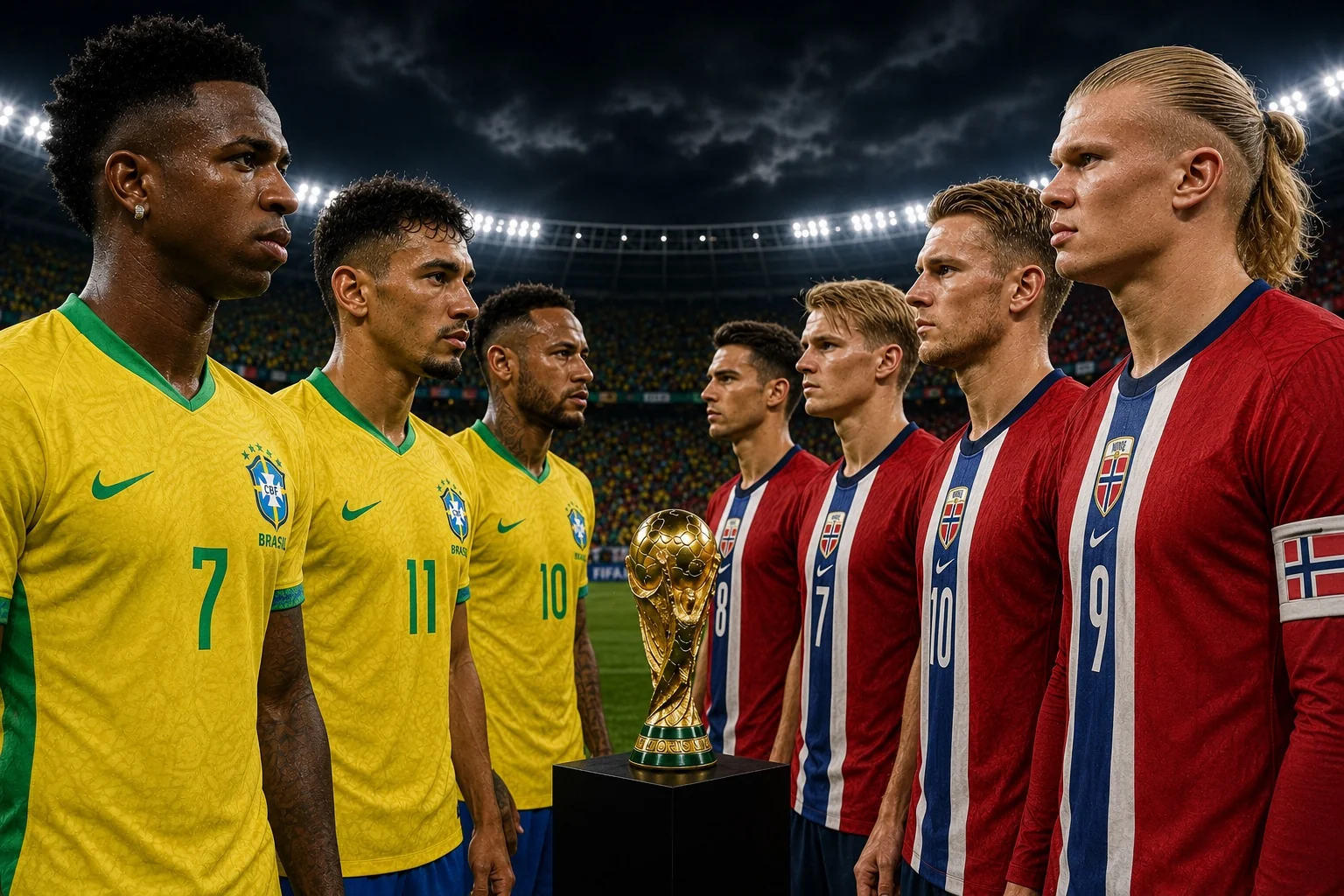 Brazil vs Norway: Samba Flair Meets Scandinavian Steel