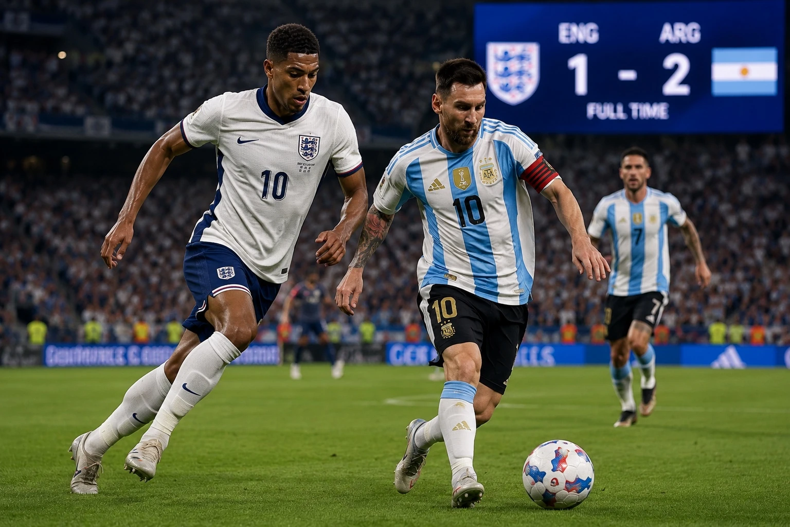 England vs Argentina Result: Argentina Win 2-1 In Atlanta