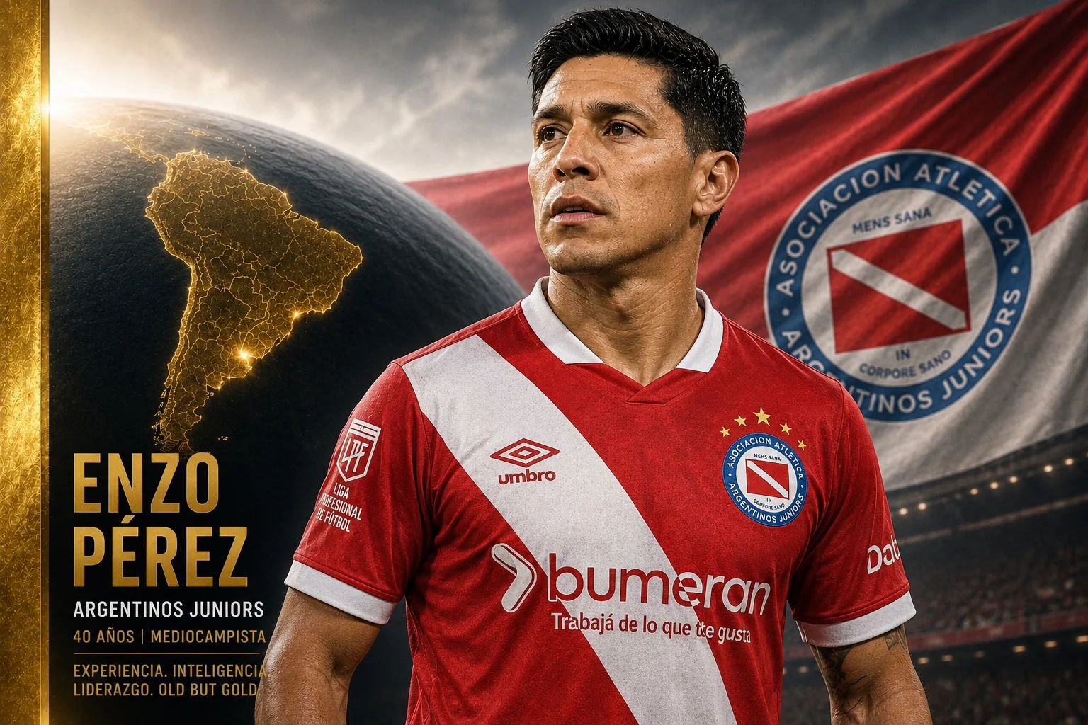 Old But Gold: Enzo Pérez, Argentinos Juniors’ 40-Year-Old Midfield Warrior