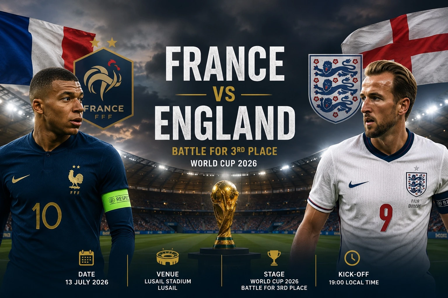 France vs England: Can The Three Lions Finally Conquer The Champions?