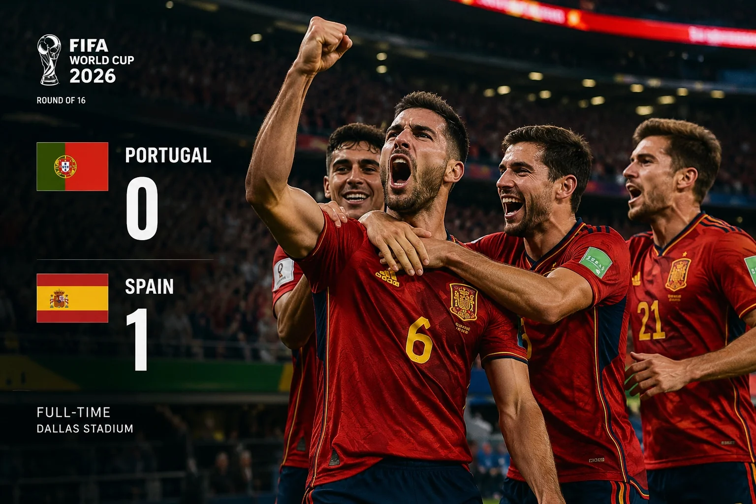 Portugal vs Spain Result: Merino Sends Spain Through