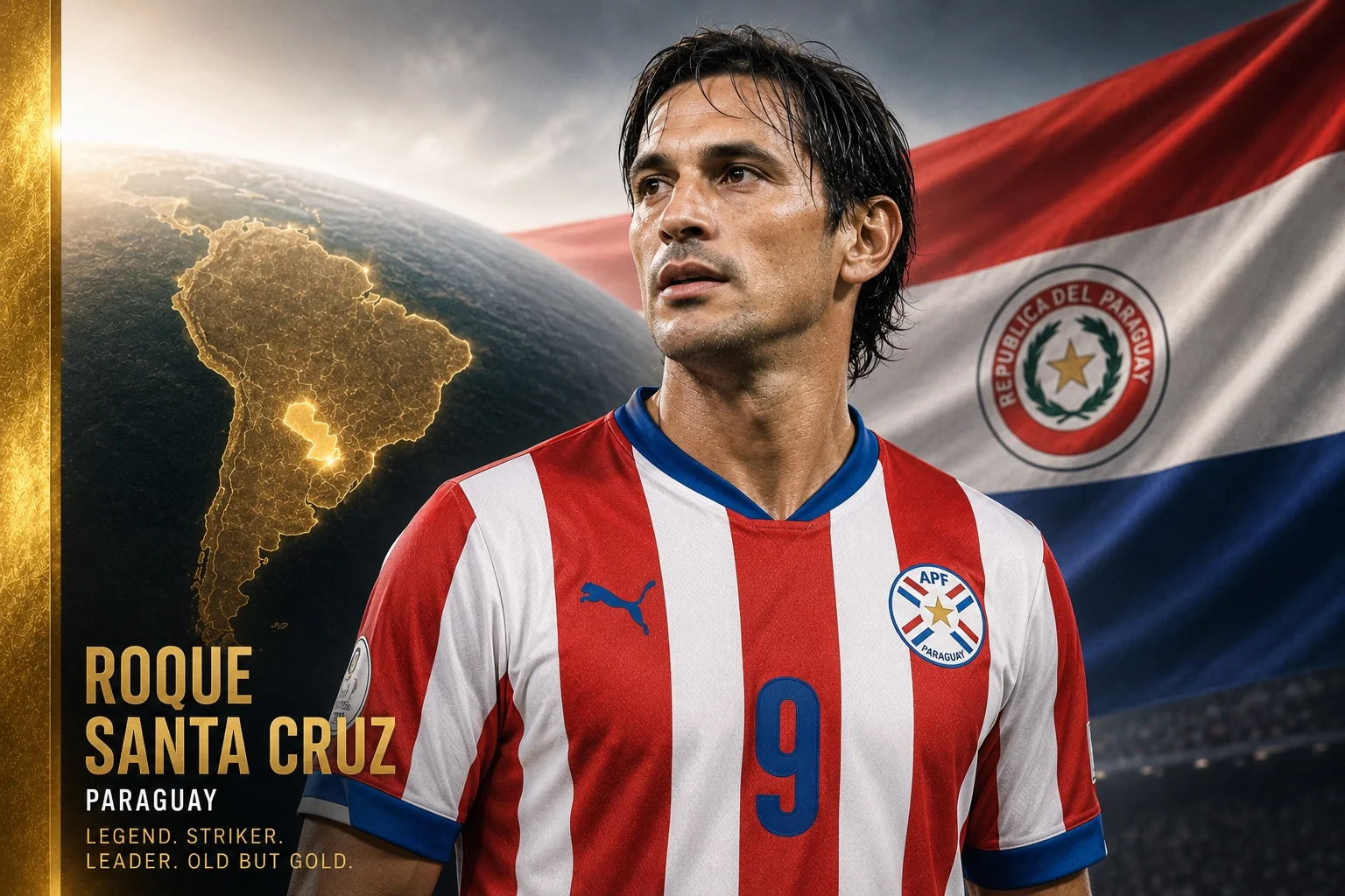 Roque Santa Cruz Old But Gold Paraguay striker still active at 44